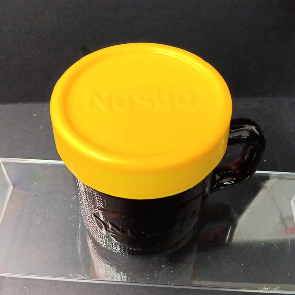 Rare Vintage Nescafe Nestle Coffee Mug With Lid PNG's Coffee Mug 80s-90s - Picture 2 of 11